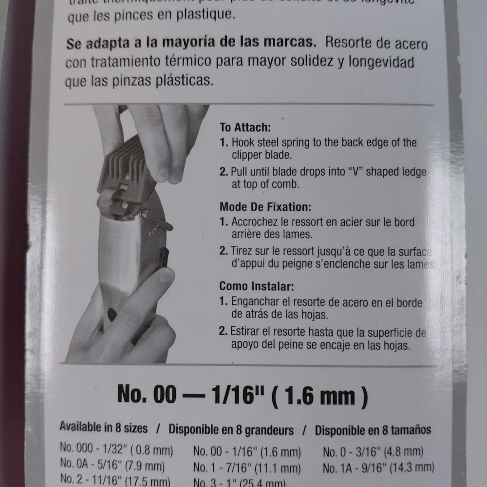 5 Speed O Guide Clipper Comb Guard 1/16